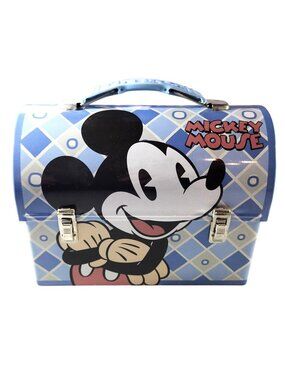 Mickey Mouse Lunch Box Handle Latch Closure The Tin Box Company Vtg Disney